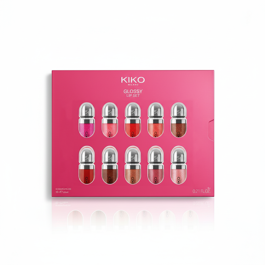 KIKO 10-Piece Sample Lipgloss Set