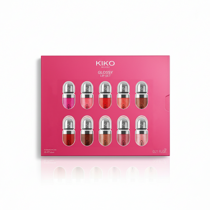 KIKO 10-Piece Sample Lipgloss Set
